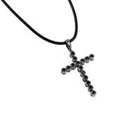 Necklace Comete in Silver Zircone UGL272